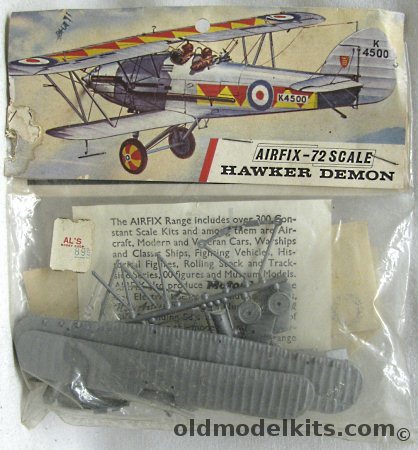 Airfix 1/72 Hawker Demon Bagged, 132 plastic model kit